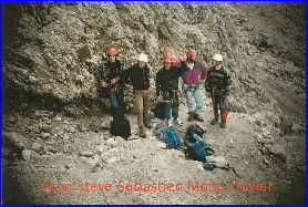 Dolomites : au pied de la via ferrata, aot 96